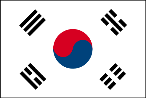 Drapeau Corée du Sud